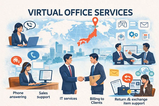 Business mailing address in Tokyo